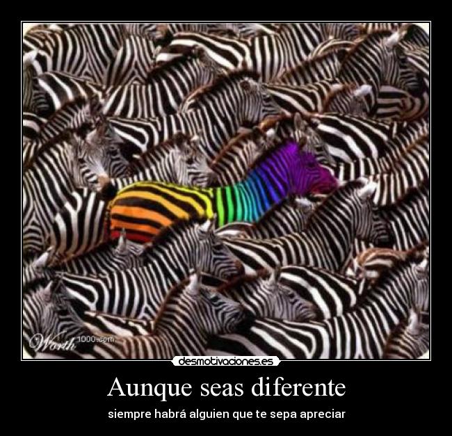 Aunque seas diferente - 