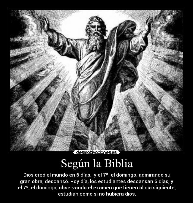 Según la Biblia - 