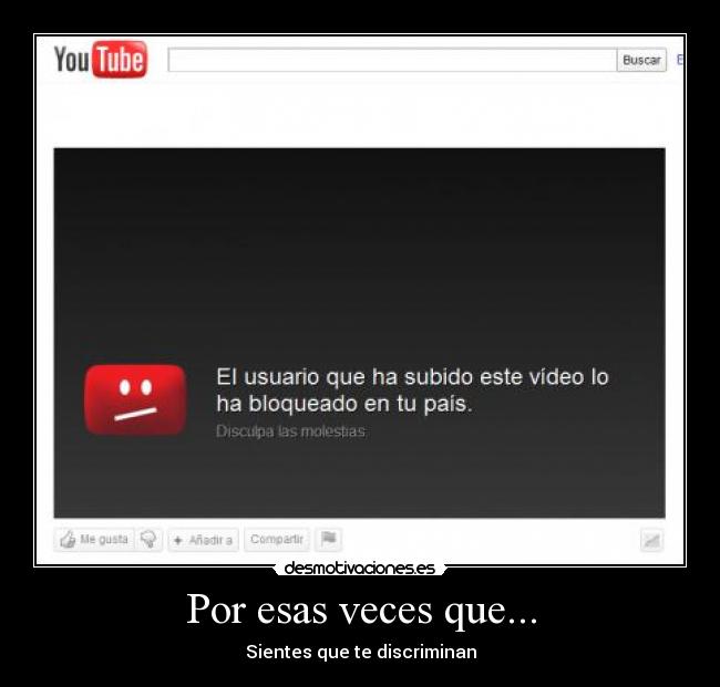 Por esas veces que... - Sientes que te discriminan