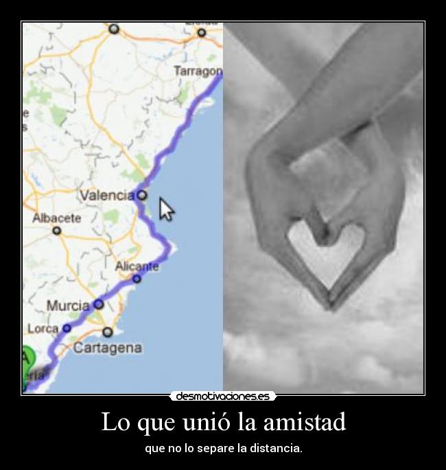 Lo que unió la amistad -