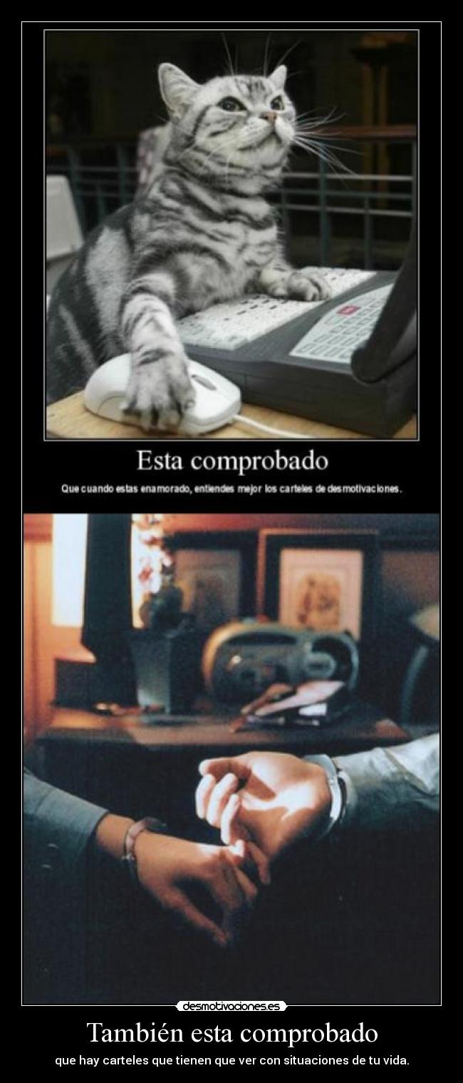 También esta comprobado - 