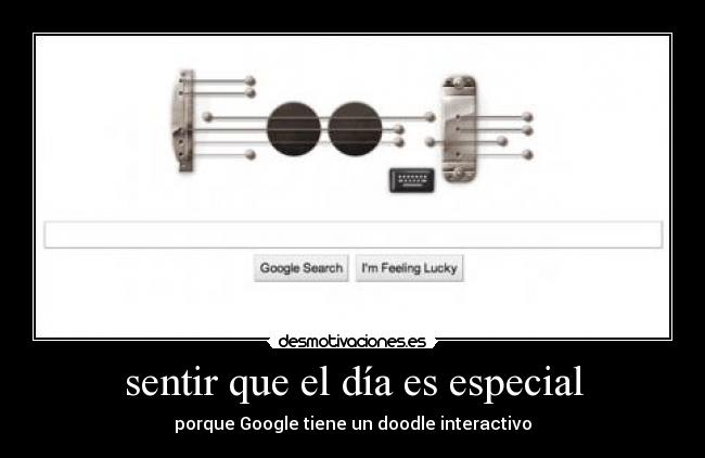 sentir que el día es especial -