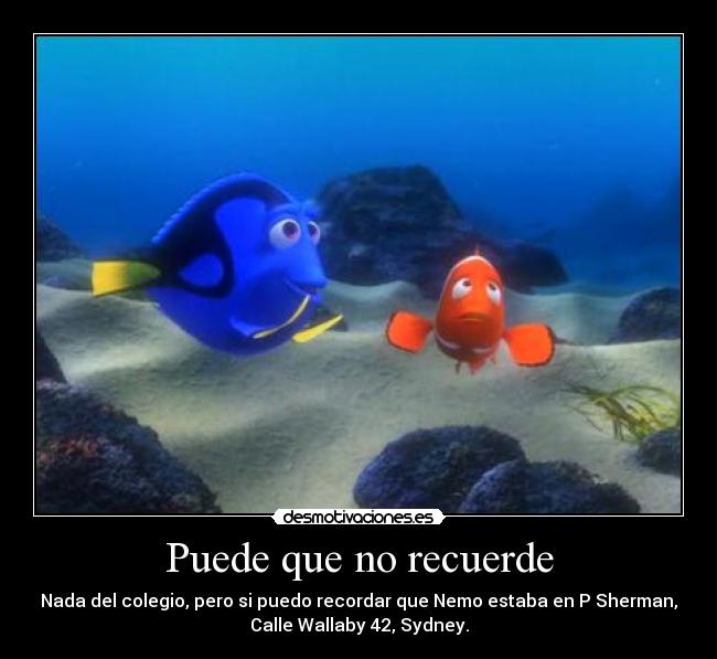 Puede que no recuerde -