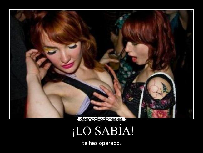 ¡LO SABÍA! - 
