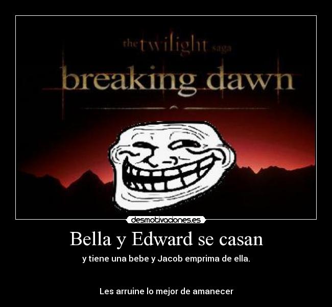 Bella y Edward se casan -
