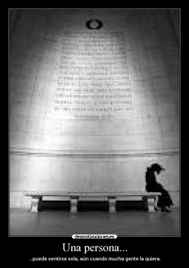 Una persona... - 