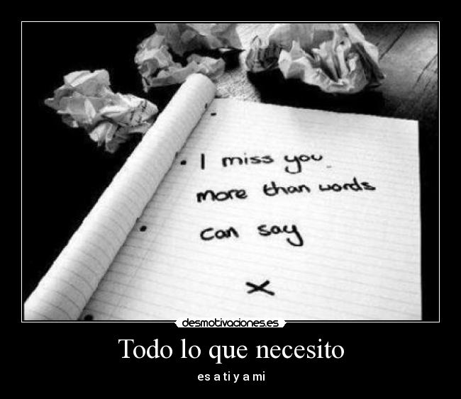 Todo lo que necesito - 