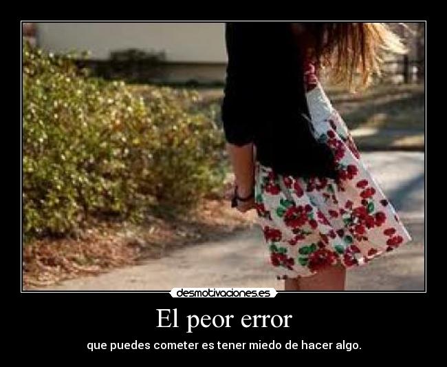 El peor error - 
