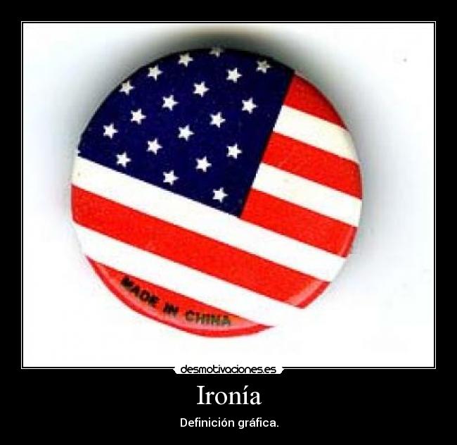 Ironía - Definición gráfica.