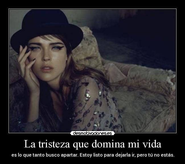 La tristeza que domina mi vida -