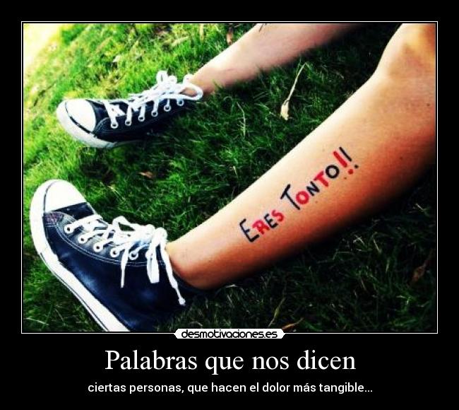 Palabras que nos dicen -