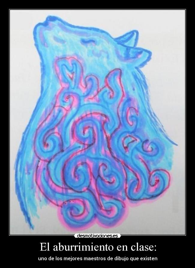 carteles quiennosabes lobo aullando aburrimiento intente que pareciese okami pero salio desmotivaciones