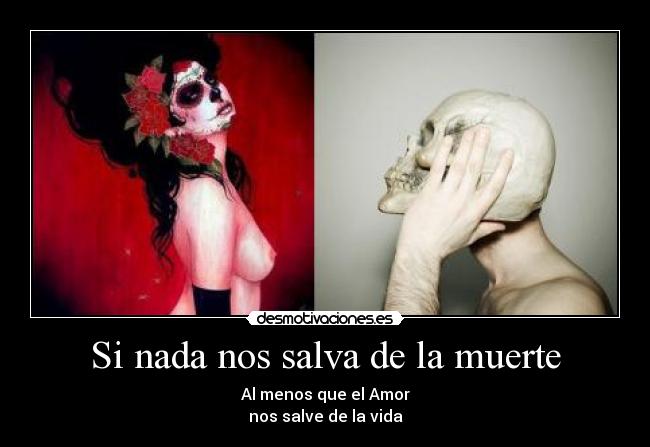 Si nada nos salva de la muerte - 
