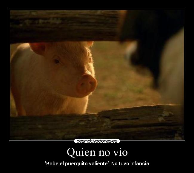 Quien no vio - 