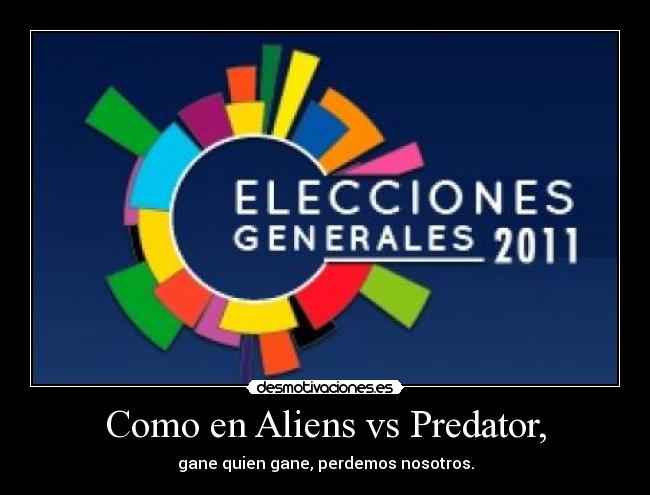 Como en Aliens vs Predator, -