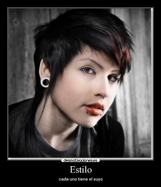 Estilo - cada uno tiene el suyo