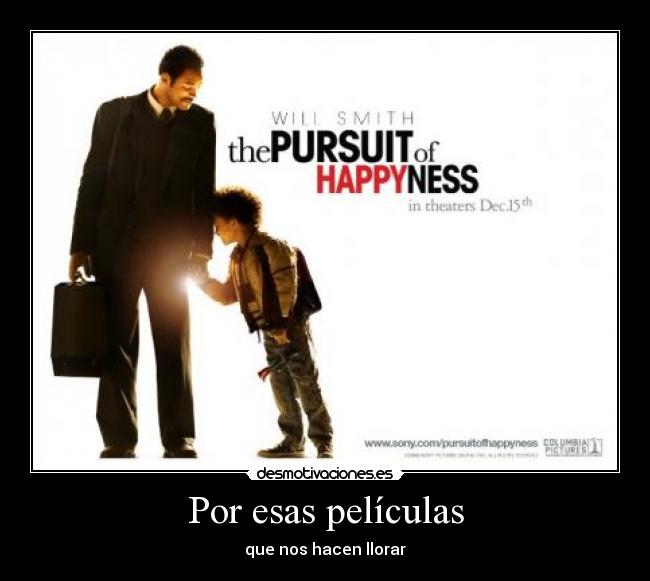 Por esas películas - que nos hacen llorar