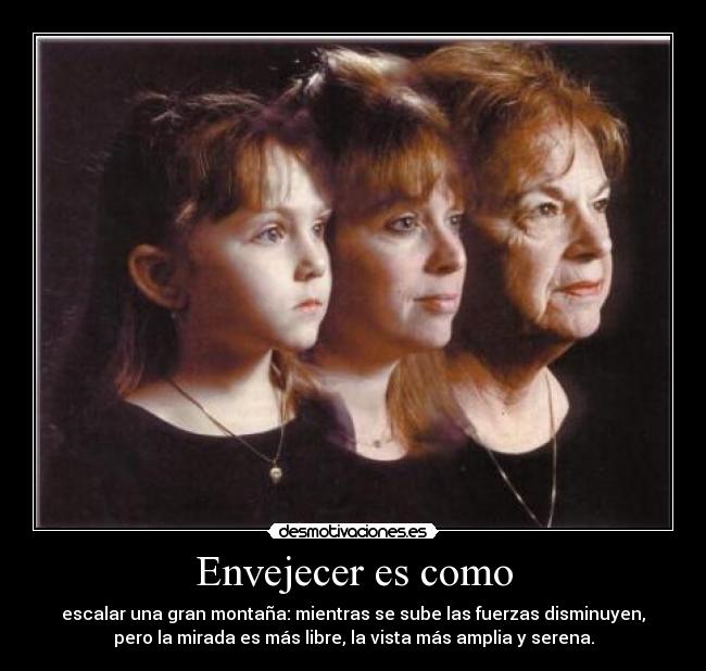 carteles envejecer empeora fisico aumenta razon desmotivaciones
