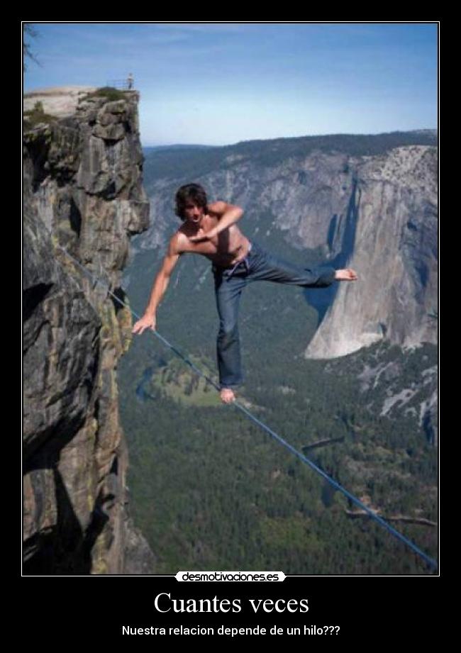 Cuantes veces - Nuestra relacion depende de un hilo???