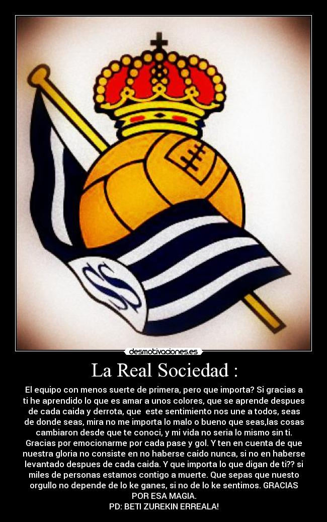 La Real Sociedad : -