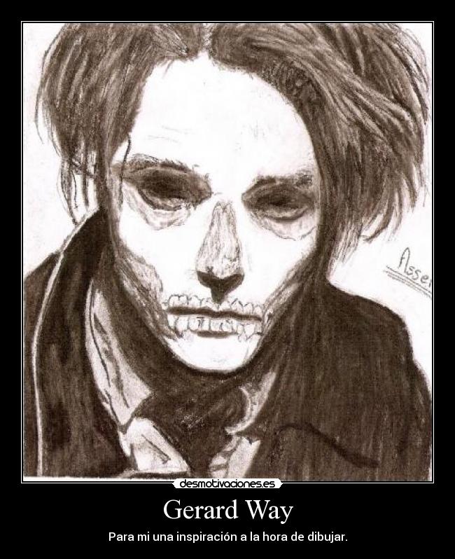 Gerard Way - Para mi una inspiración a la hora de dibujar.