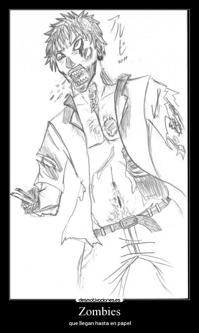 Zombies - que llegan hasta en papel