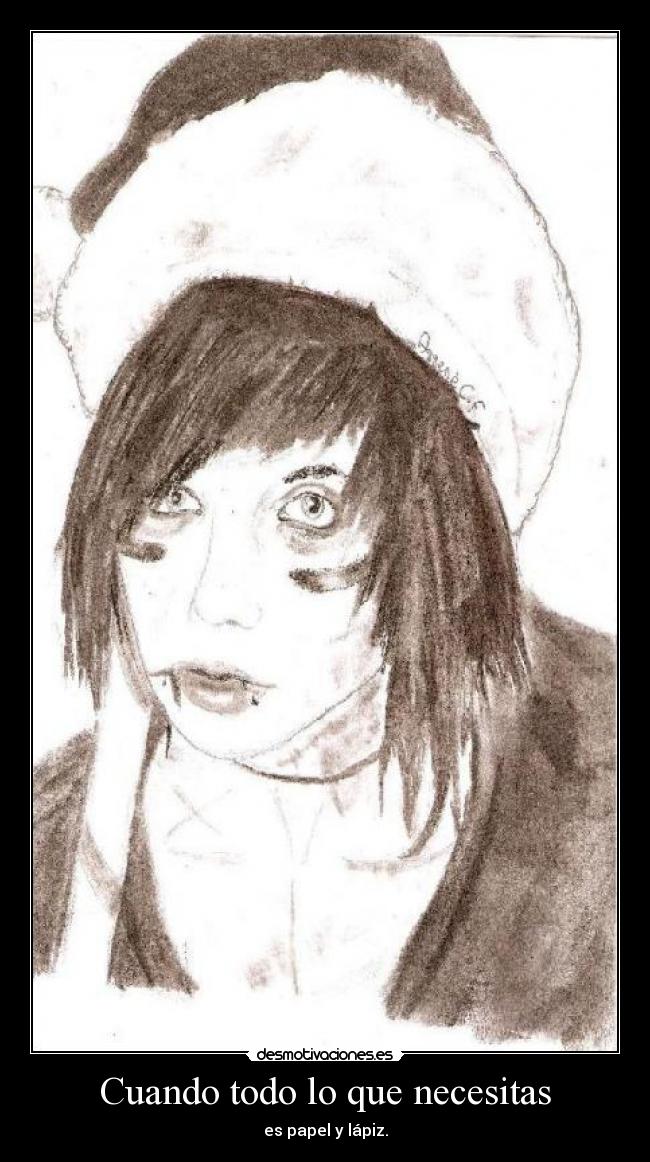 Cuando todo lo que necesitas - es papel y lápiz.