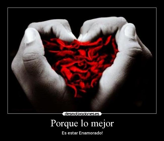 Porque lo mejor - Es estar Enamorado!