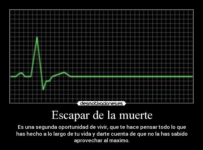Escapar de la muerte -