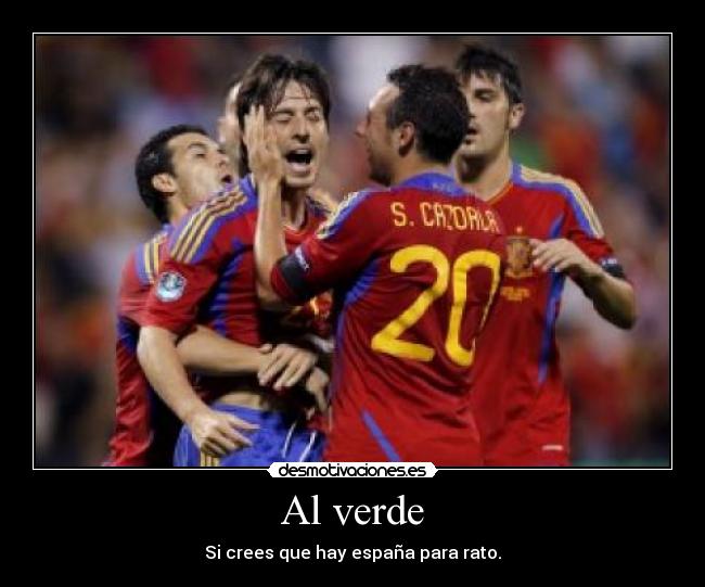 carteles espana seleccion verde bueno dysney espana desmotivaciones