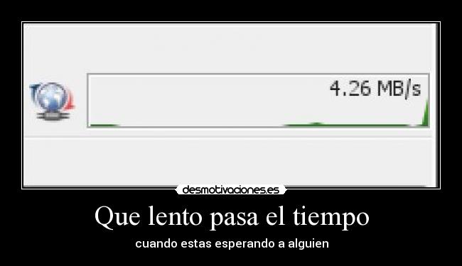 Que lento pasa el tiempo - 