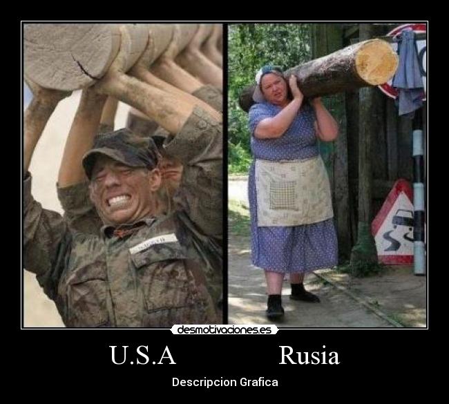 U.S.A Rusia - Descripcion Grafica