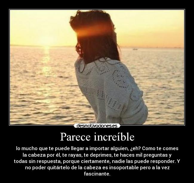Parece increíble - 