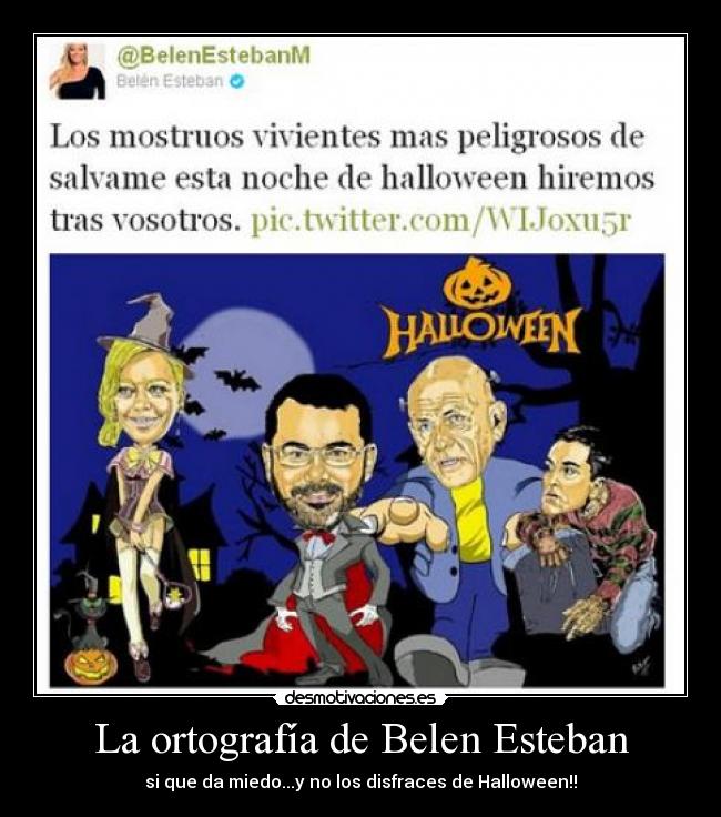 La ortografía de Belen Esteban -