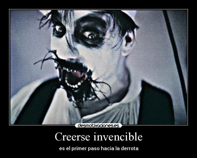 Creerse invencible - 