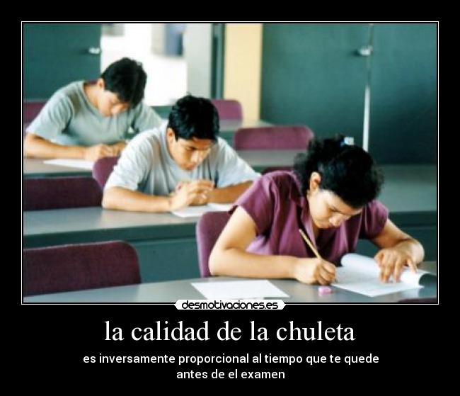 la calidad de la chuleta -