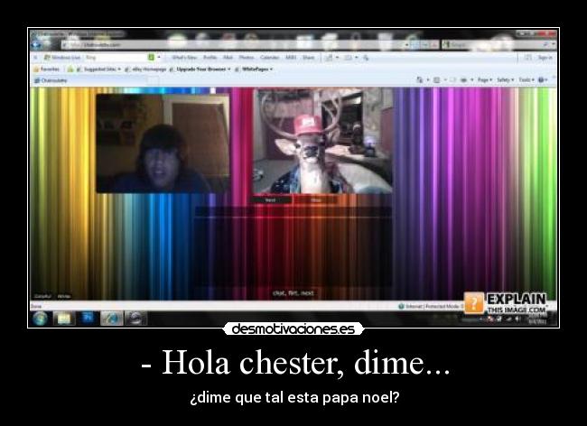 - Hola chester, dime... - 