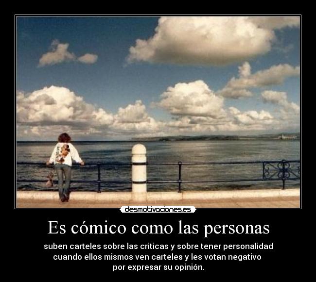 Es cómico como las personas - 