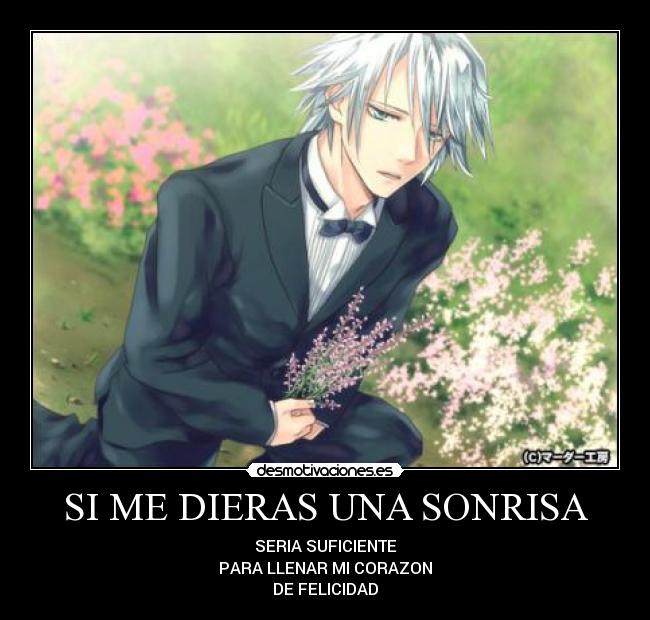 carteles sonrisa anime desmotivaciones