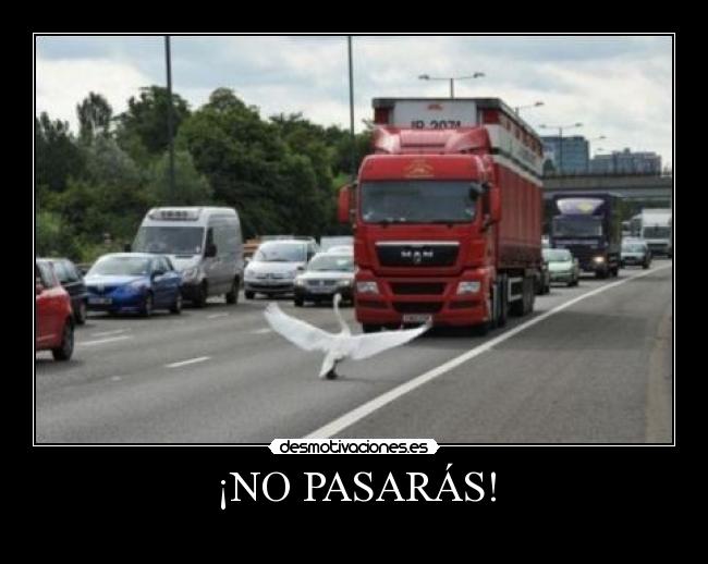 ¡NO PASARÁS! -