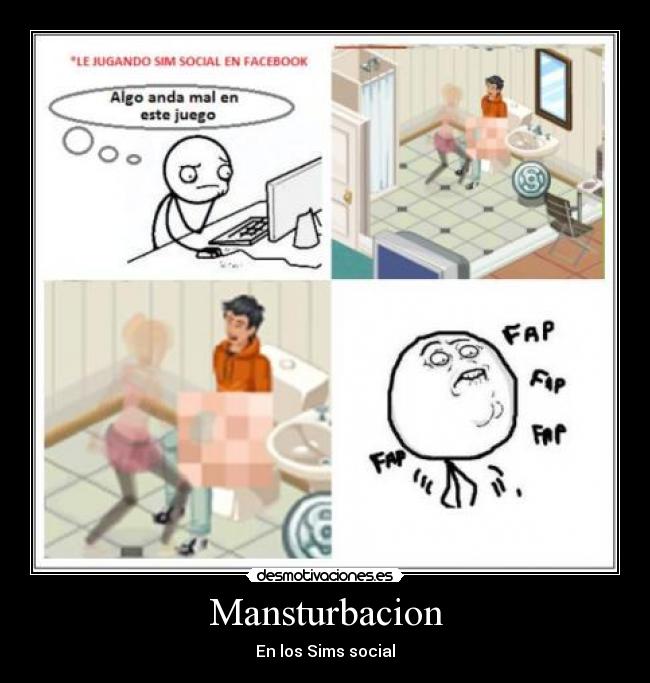 Mansturbacion - En los Sims social