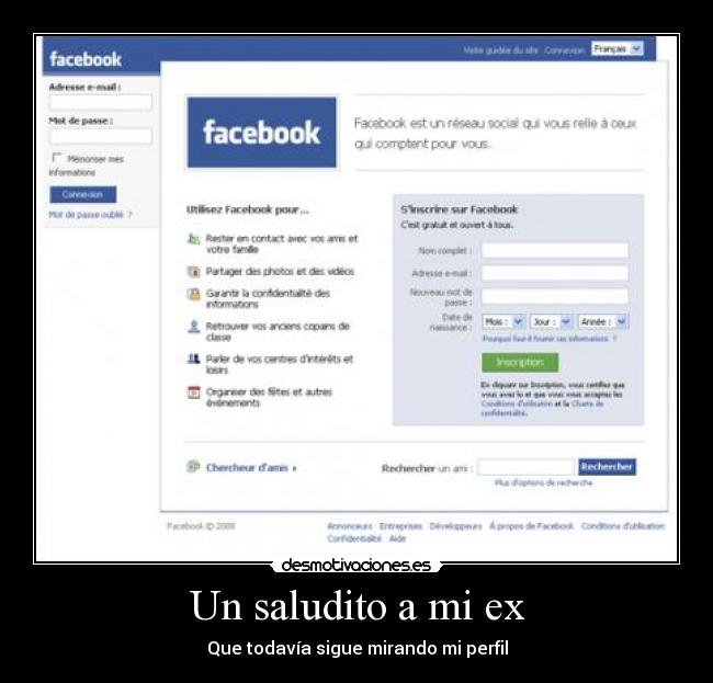 Un saludito a mi ex - Que todavía sigue mirando mi perfil