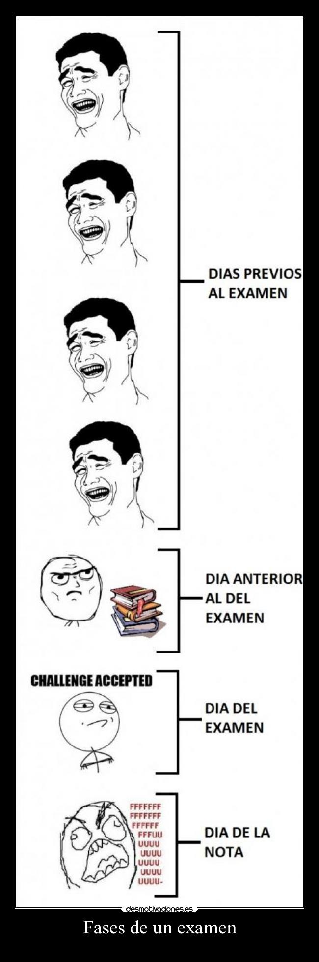 Fases de un examen - 