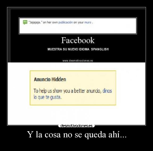 Y la cosa no se queda ahí... -