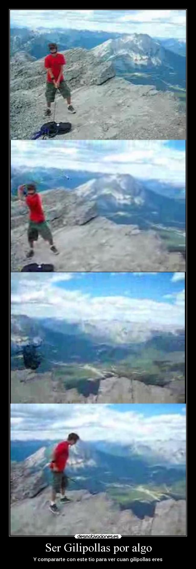 carteles gilipollas tira mochila yaoming desmotivaciones