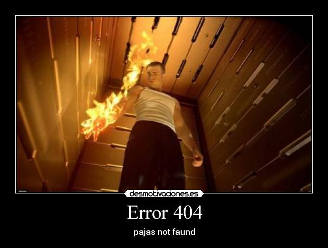 Error 404 - pajas not faund