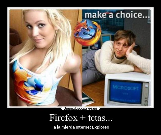 Firefox + tetas... - 