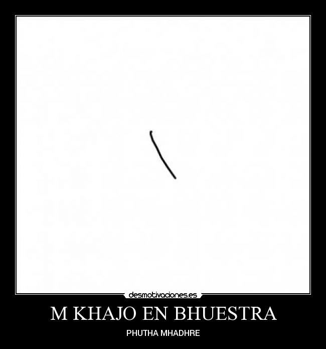 M KHAJO EN BHUESTRA - 