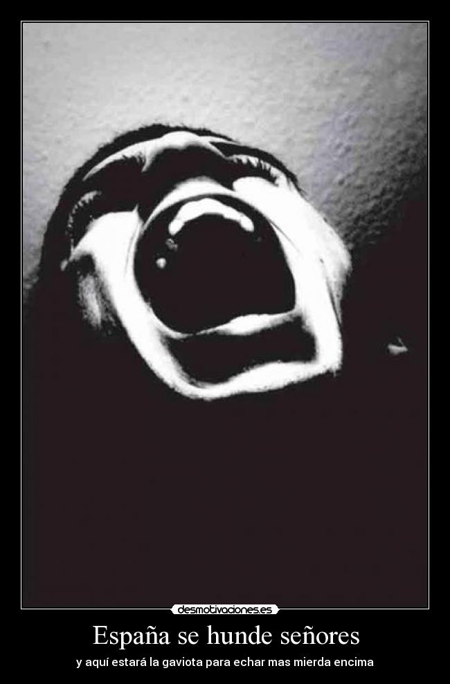 España se hunde señores -