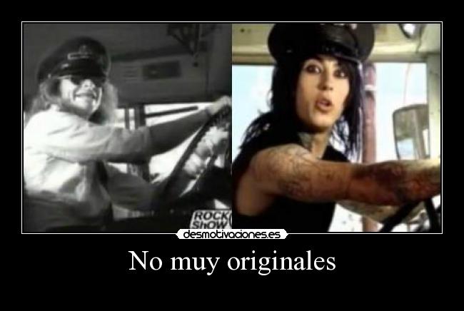 No muy originales -
